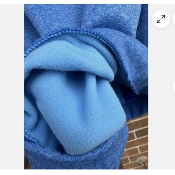 Nike Hoodie Mens Med Blue Fleece Therma Fit Hooded Pullover Sweatshirt Swoosh - Picture 5 of 5